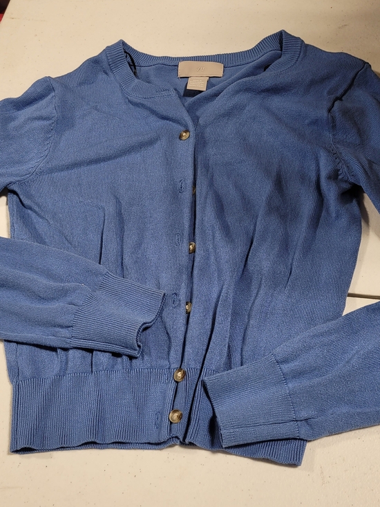 H&M Sweaters - H&M Periwinkle Button-Front Crewneck Cardigan